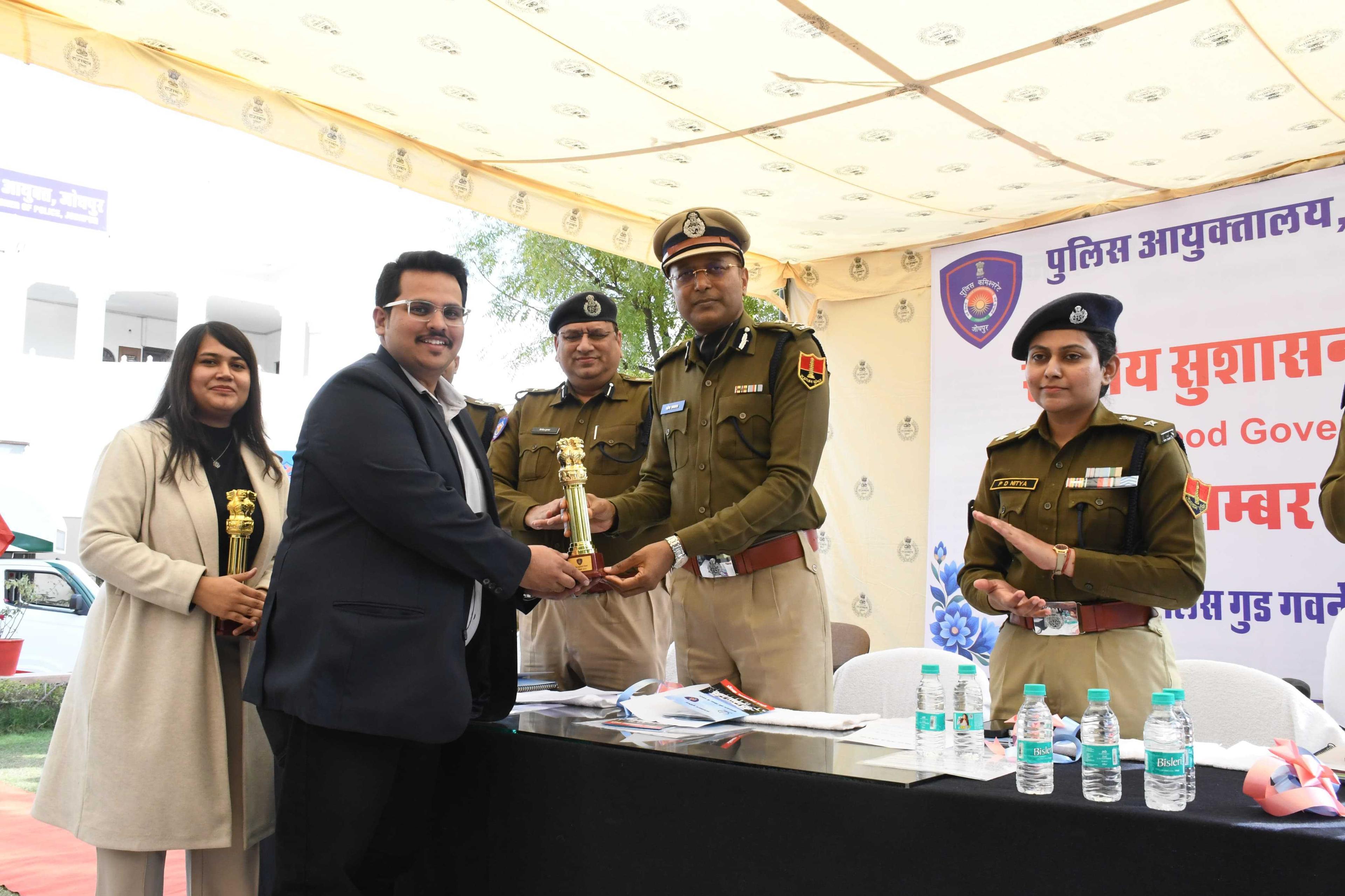 Felicitation by Jodhpur Police Commissioner