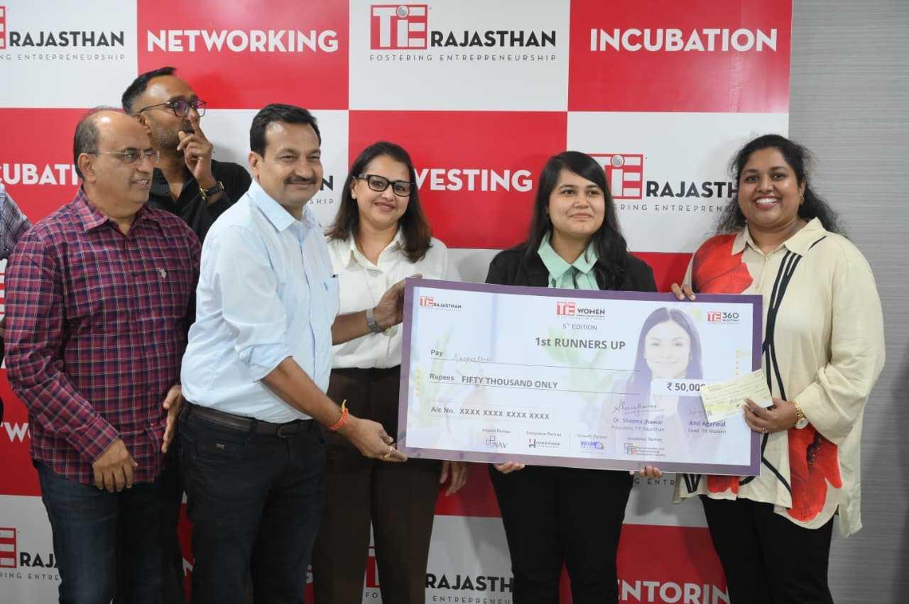 First Runner Up TiE Rajasthan Chapter