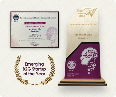 Awarded Emerging B2G startup of the year