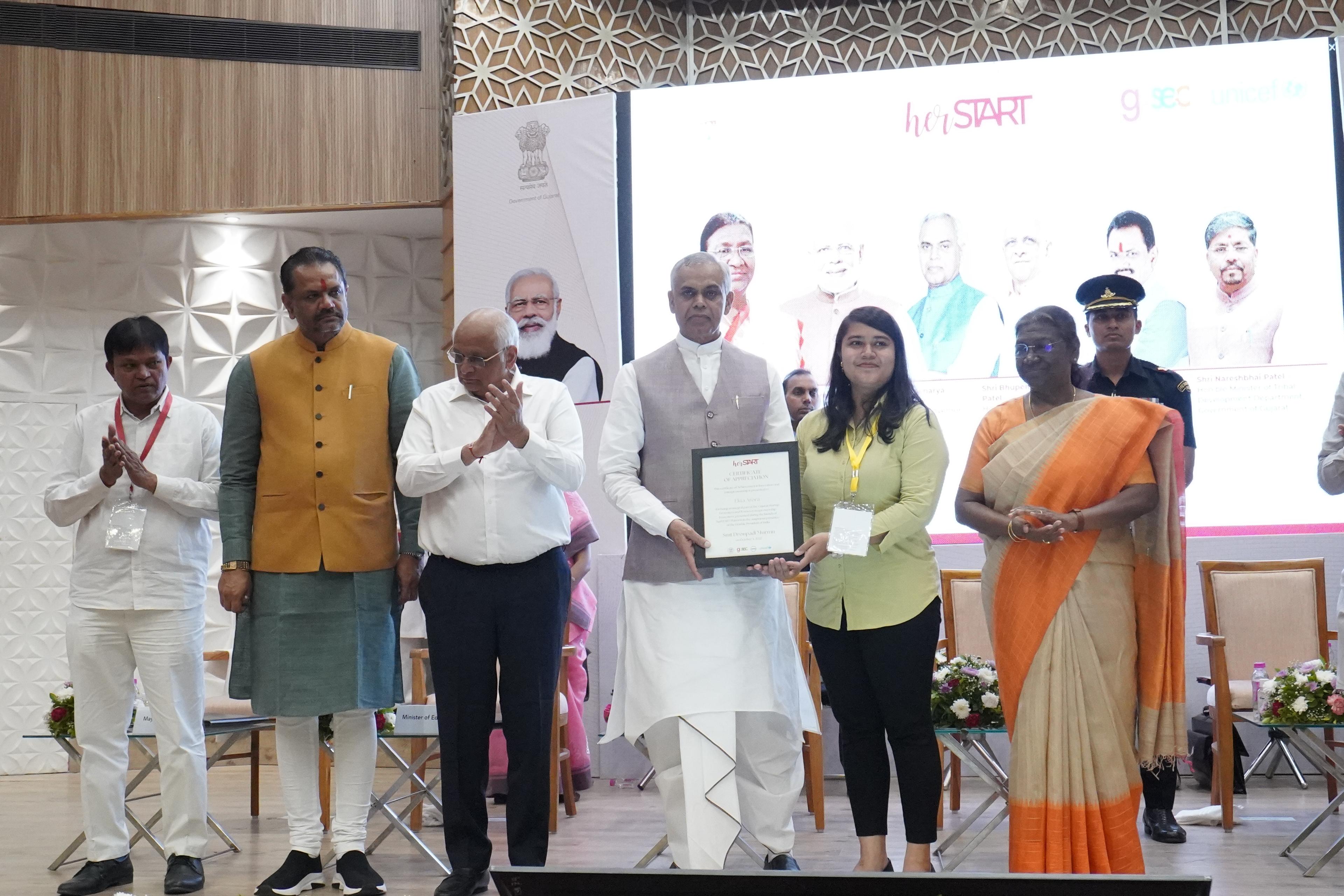 Felicitation by Honble President of India